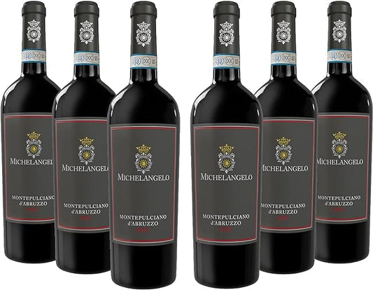 Montepulciano d'Abruzzo DOC - Linea Michelangelo - BOX DA 6 BOTTIGLIE